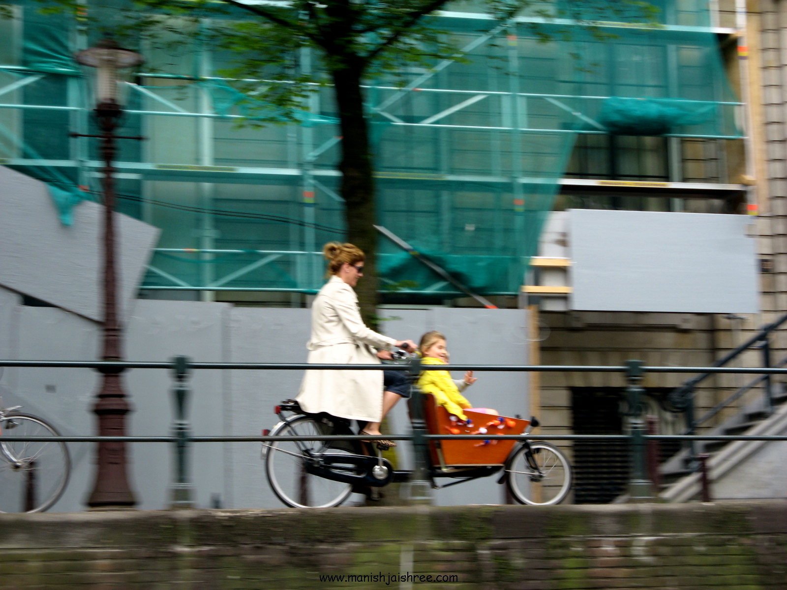 Bicycle ride, Amsterdam