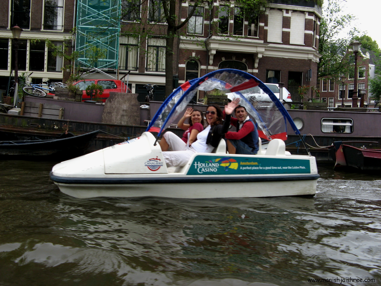 Boating in the Amstel River